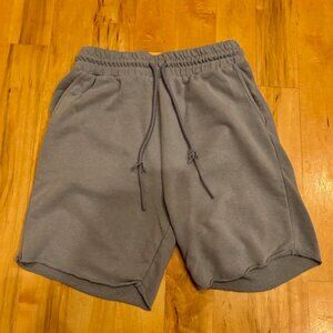 H&M Men's Sweat Shorts - Dusty Blue - Small